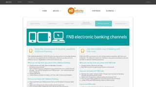 FNB electronic banking channels