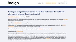 Indigo Platinum | Customer Service