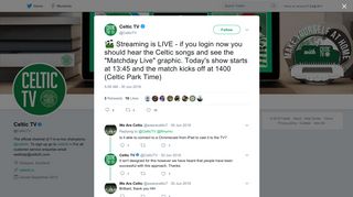 Celtic TV on Twitter: 