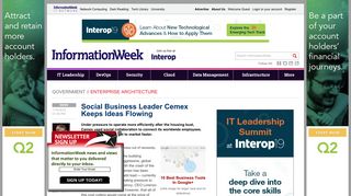 Social Business Leader Cemex Keeps Ideas Flowing - InformationWeek