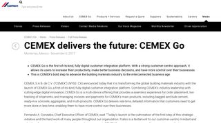 CEMEX Go - Cemex USA