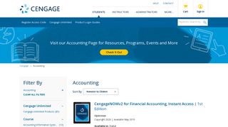 Accounting - Cengage