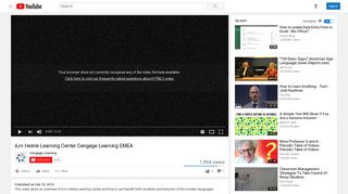 iLrn Heinle Learning Center Cengage Learning EMEA - YouTube