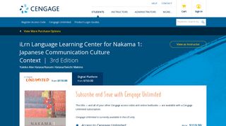 iLrn Language Learning Center for Nakama 1: Japanese ... - Cengage