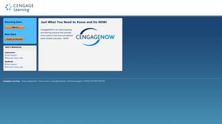 CengageNOW | Online learning and course management from ...