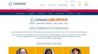Resources for Instructors – Cengage Unlimited - Cengage