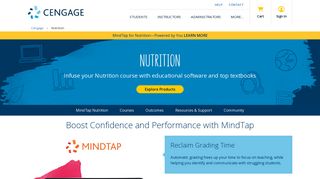 Nutrition Textbooks, eBooks and Digital Platforms - Cengage