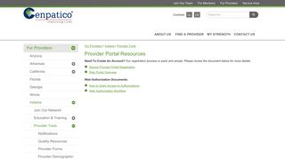 Provider Portal Resources | Cenpatico