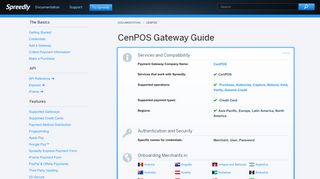CenPOS Gateway Guide - Spreedly Documentation