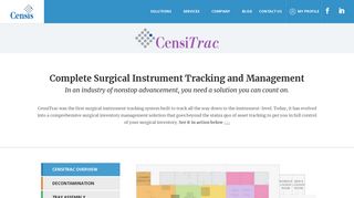 CensiTrac: Surgical Instrument Tracking | Censis Technologies