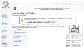 Australian Bureau of Statistics - Wikipedia