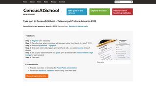Take part in CensusAtSchool New Zealand 2017!