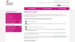 Rewards Program | MHS Health Wisconsin