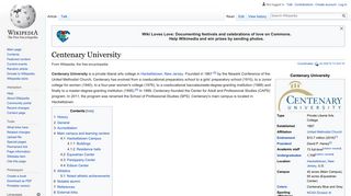 Centenary University - Wikipedia