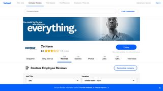 Working at Centene: 1,256 Reviews | Indeed.com