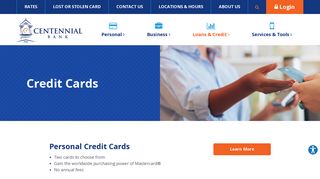 Credit Cards | Centennial Bank | Trezevant, TN - McKenzie, TN ...