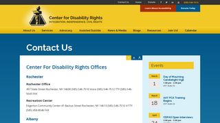 Contact Us – Center for Disability Rights