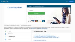 CenterState Bank: Login, Bill Pay, Customer Service and Care Sign-In