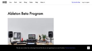 Ableton Beta Program | Ableton