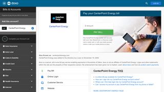 CenterPoint Energy: Login, Bill Pay, Customer Service and Care ...