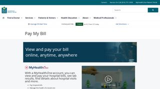 Pay My Bill - Centerpoint Medical Center
