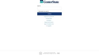 CenterState Bank: Sign In