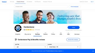Working at Centerstone: 106 Reviews about Pay & Benefits | Indeed.com