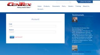 CenTex Aero | Account