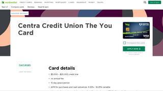 Centra Credit Union The You Card Review | NerdWallet