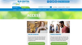 Access Online Mobile Banking | Centra Credit Union