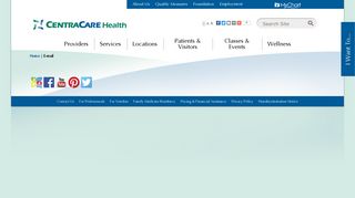 E-mail - CentraCare Health, Central Minnesota