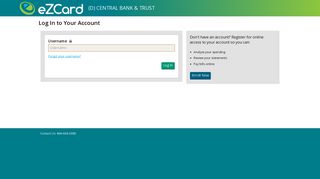 Central Bank Credit Card Payment - eZCard