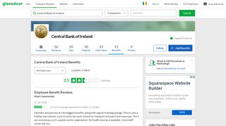 Central Bank of Ireland Employee Benefits and Perks | Glassdoor.ie