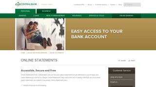 Online Statements - Central Bank