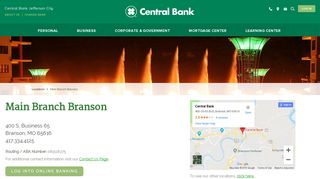 400 S. Business 65, Branson, MO - Central Bank