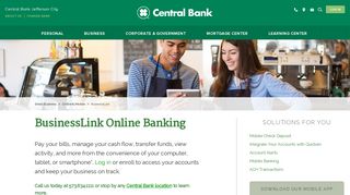 BusinessLink Online Banking | Central Bank