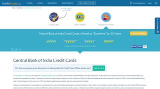 Central Bank of India Credit Card- Apply Best CBI Cards Online 31 ...