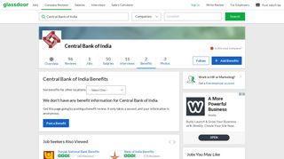 Central Bank of India Employee Benefits and Perks | Glassdoor