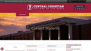 Current Students - Central Christian College of the Bible