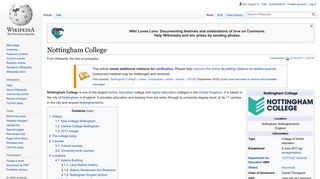 Nottingham College - Wikipedia