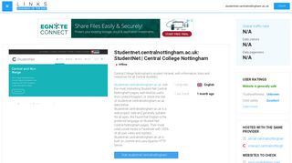 Visit Studentnet.centralnottingham.ac.uk - StudentNet | Central ...