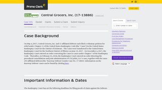 Central Grocers, Inc. - Prime Clerk