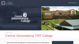 Central Johannesburg TVET College | EduConnect