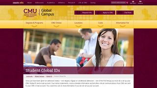 Student Global IDs | Central Michigan University