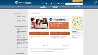 Central Pacific Bank - Online Banking
