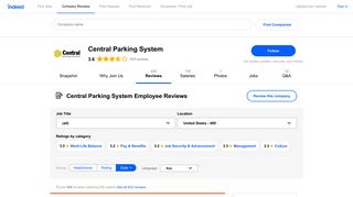 Central Parking System Employee Reviews - Indeed