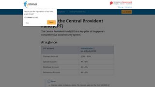 What is the Central Provident Fund (CPF) - Ministry of Manpower