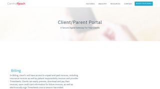 Client/Parent Portal - CentralReach