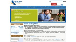 Central State Credit Union - Online Services
