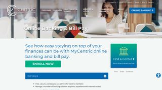 Online Banking & Bill Pay | Centric FCU | Monroe, LA - Ruston, LA ...